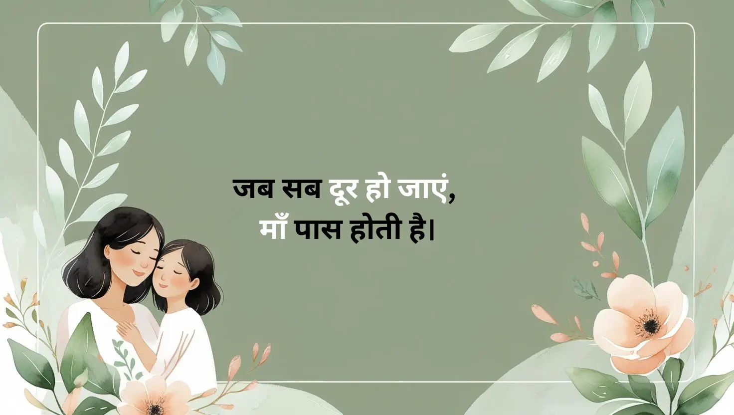 Short and Sweet Lines for Mother in Hindi