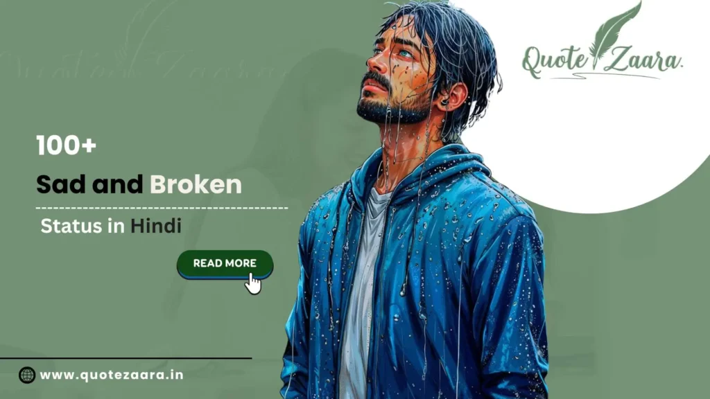 Sad and Broken Status in Hindi