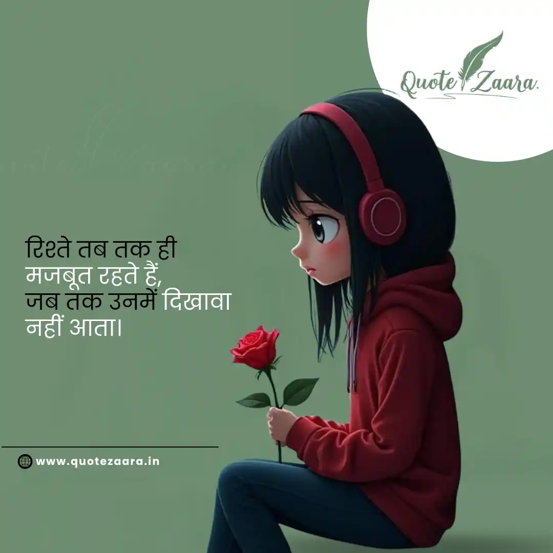 बिखरते रिश्तों की सच्चाई शायरी में