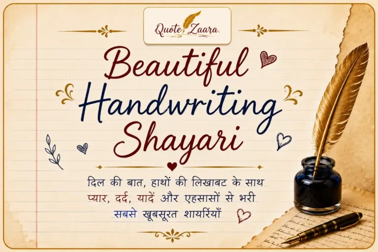 Beautiful Handwriting Shayari