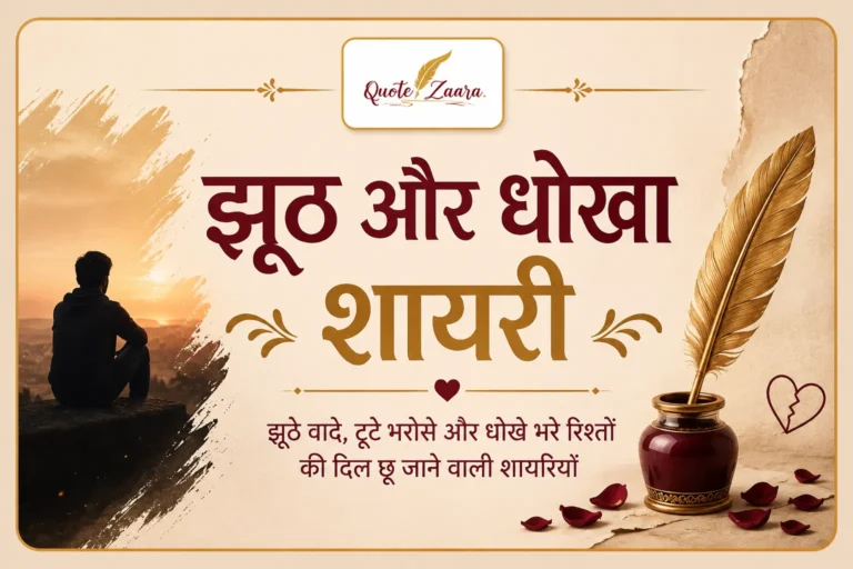 Jhuth or Dhokha shayari