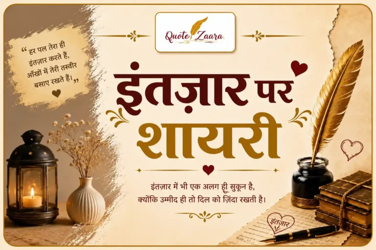 इंतज़ार पर शायरी