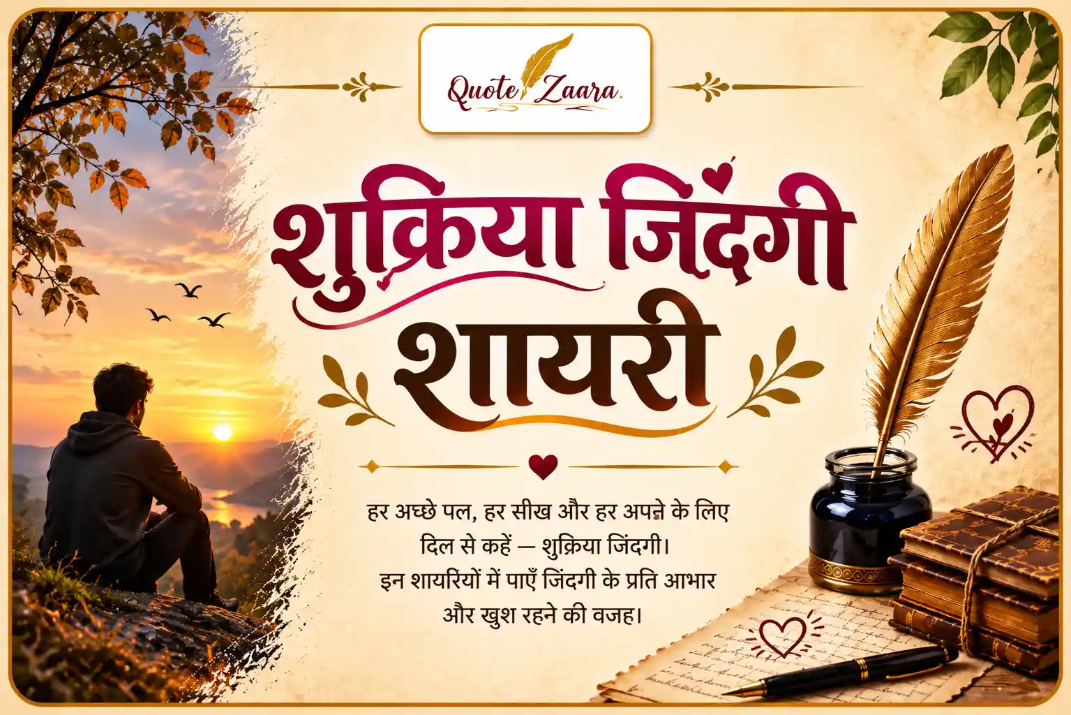 शुक्रिया जिंदगी शायरी