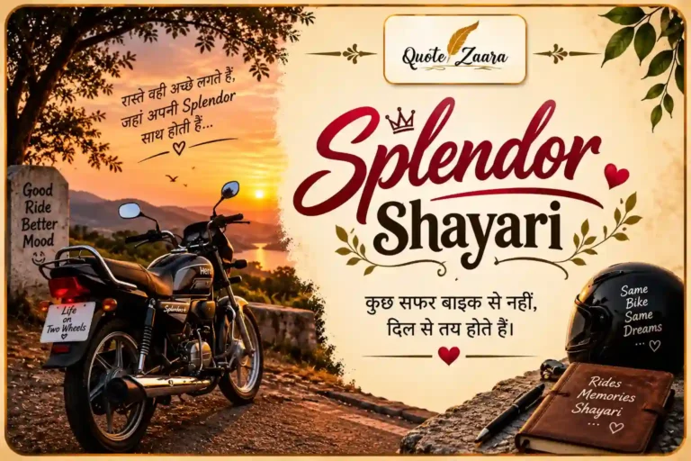 Splendor Shayari