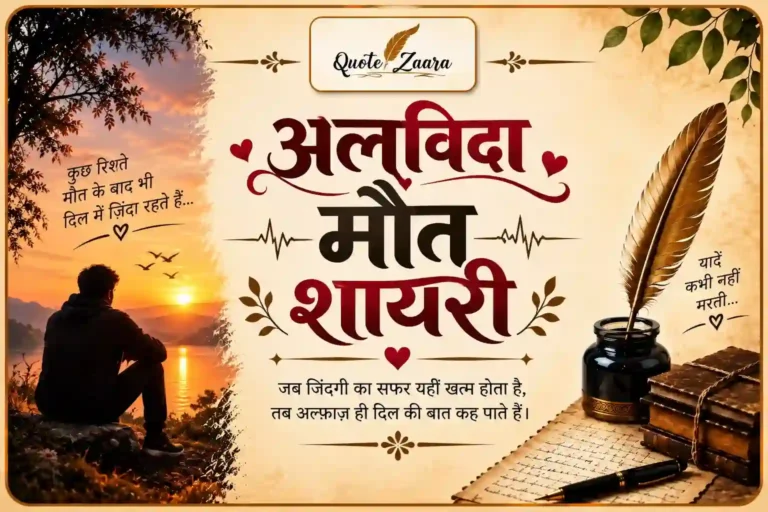 अलविदा मौत शायरी